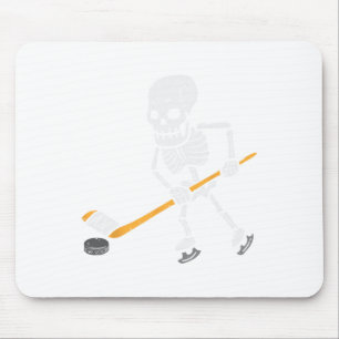 Skeleton Ice Hockey Halloween Costume Spor Mannen Muismat