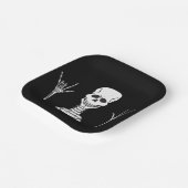 Skeleton ILY borden Papieren Bordje (Gebogen)