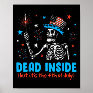 Skeleton Independence Day dood binnen, maar het is Poster