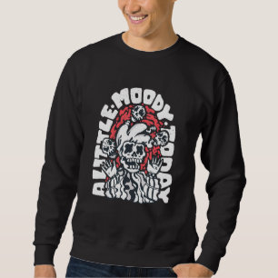 Skeleton Jester Juggling Skulls Trui