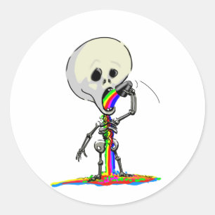 sKeLeToN JuiCe Ronde Sticker