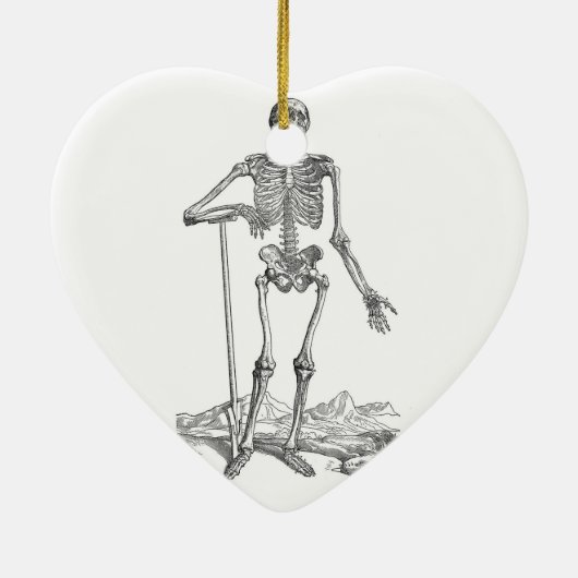 Skeleton Keramisch Ornament (Achterkant)