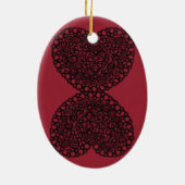 Skeleton Key Bauble Keramisch Ornament (Achterkant)