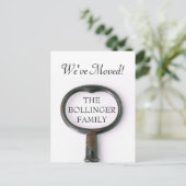 Skeleton Key Bewegende Aankondiging Briefkaart (Staand voorkant)