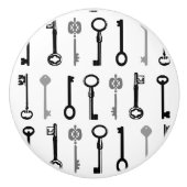  Skeleton Key Ceramic Knob Keramische Knop (Voorkant)