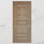 Skeleton Key et Lock Vintage Programmes de mariage (Dos)