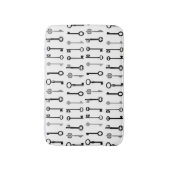 Skeleton Key Pattern Bath Mat (Voorkant Verticaal)
