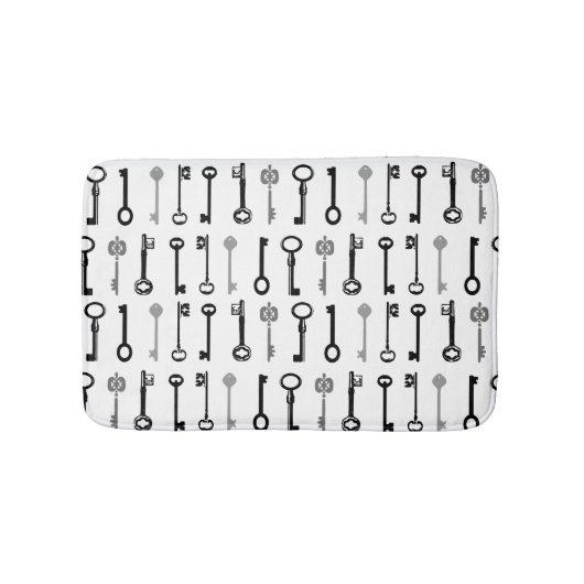 Skeleton Key Pattern Bath Mat (Voorkant)