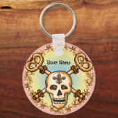 Skeleton Keys Biker Sleutelhanger (Voorkant)