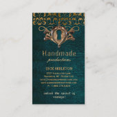 Skeleton Keys Old Lock Steampunk Gothic Visitekaartje (Achterkant)