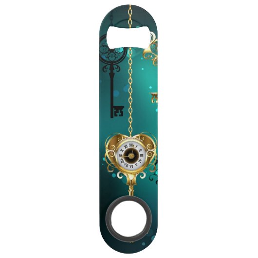 Skeleton Keys on Green Background (Devant)