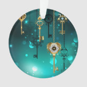 Skeleton Keys on Green Background (devant)