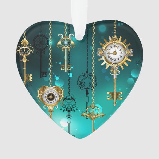 Skeleton Keys on Green Background (devant)