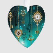 Skeleton Keys on Green Background (devant)