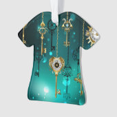 Skeleton Keys on Green Background (devant)