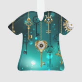 Skeleton Keys on Green Background (dos)