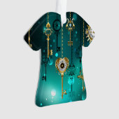 Skeleton Keys on Green Background (devant)