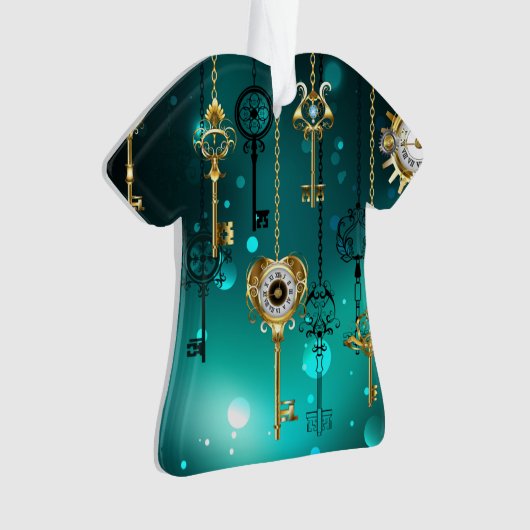 Skeleton Keys on Green Background (devant)