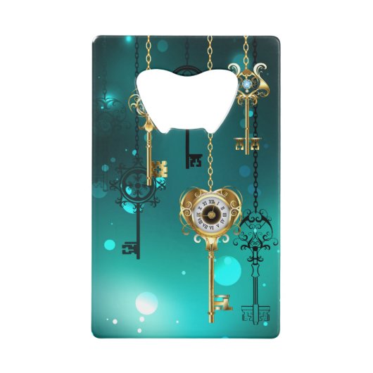 Skeleton Keys on Green Background (Devant)