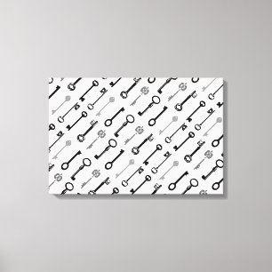  Skeleton Keys op Canvas Afdruk