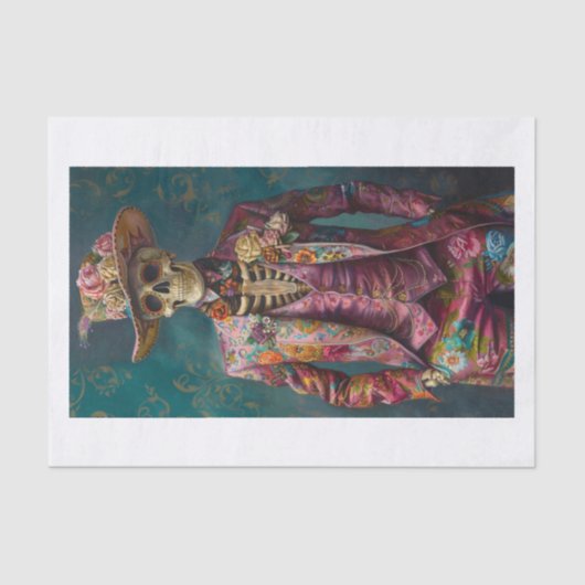 Skeleton Lyfe13 Tissuepapier (Voorkant)