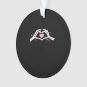 Skeleton Mains Coeur drôle (devant)