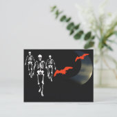 Skeleton March Briefkaart (Staand voorkant)