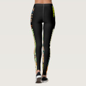 Skeleton Monsters Witch Veranderde Kunsthorror Col Leggings (Achterkant)