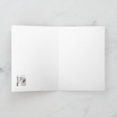 Skeleton Movie Star Zingt in Regen met Umbrella Kaart (Binnen)