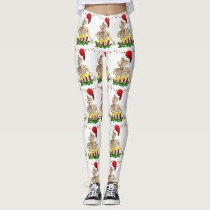 skeleton nachtmerrie - leggings voor kerstmis