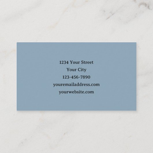 Skeleton On Beach Visitekaartje (Achterkant)