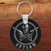 Skeleton Outlaw Key Rings Sleutelhanger (Voorkant)