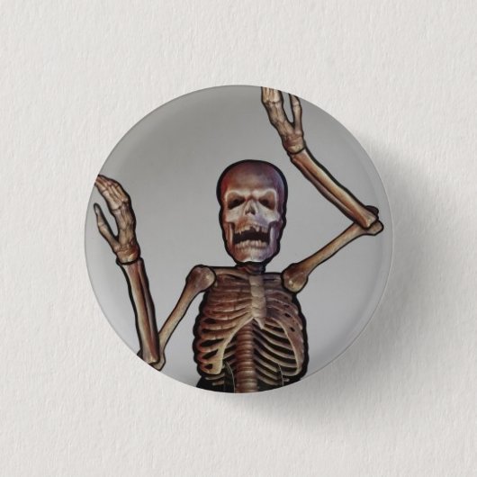 "Skeleton" Pinback Button (Voorkant)