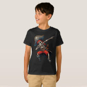 Skeleton Pirate Kinder T-shirt (Voorkant volledig)