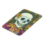SKELETON PORTRAIT, HALLOWEEN AUTOMNE SKULL MAGNET (Côté Gauche)