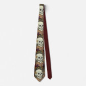 SKELETON PORTRAIT, SKULL, AUTOMNE LAISSE CRAVATE (Devant)