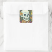 SKELETON PORTRAIT, SKULL HALLOWEEN STICKERS SHEET (Sac)