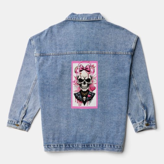 Skeleton print jacket  (Achterkant)