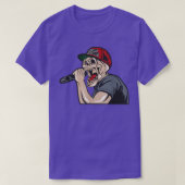 Skeleton Rapper Rapper T-Shirt (Design voorkant)