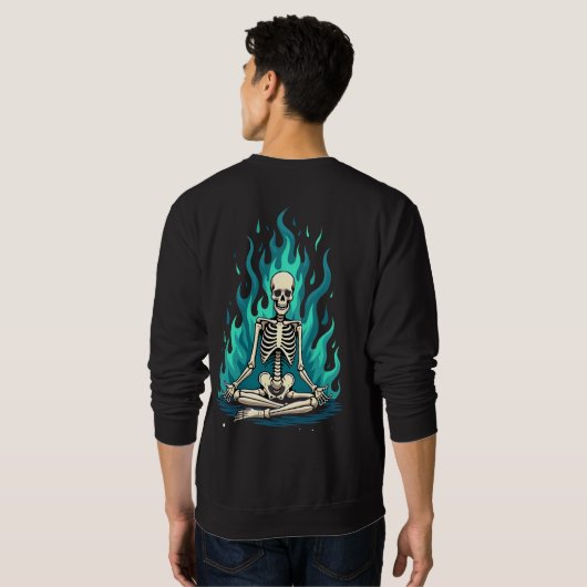Skeleton Release Transgen Meditatie Sweatshirt De (Achterkant volledig)