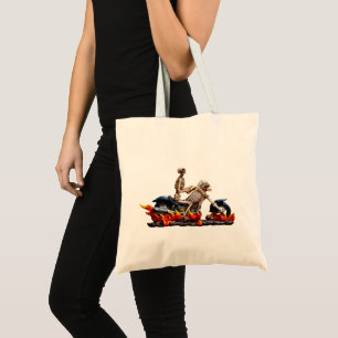 Skeleton Rider Canvas tas