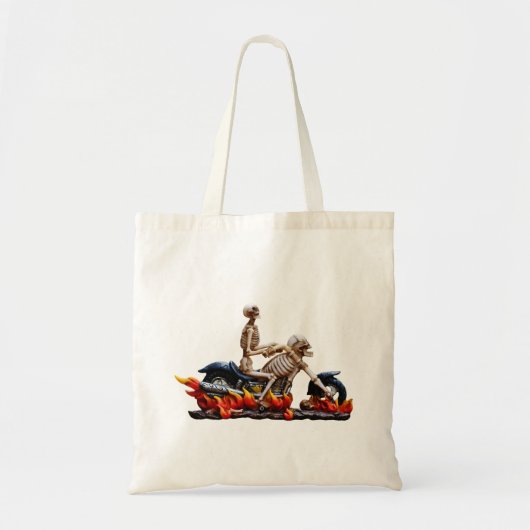 Skeleton Rider Canvas tas (Voorkant)