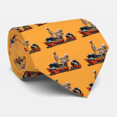 Skeleton Rider Stropdas (Opgerold)