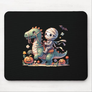 Skeleton Riding Dragon Halloween Pumpkin Theme Kin Muismat