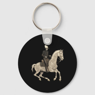 Skeleton Riding Horse Cowboy Horse Lover Halloween Sleutelhanger
