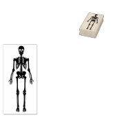 Skeleton Rubberstempel (Gestempeld)