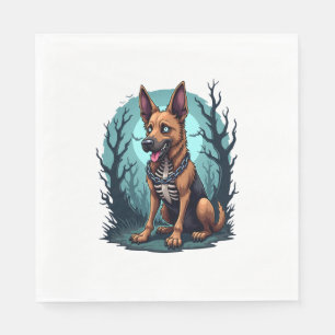 Skeleton Shepherd Dog Servet