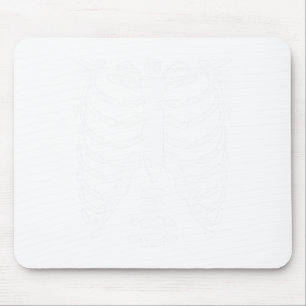 Skeleton Shirt Halloween Kostuum Rib Cage Anatomie Muismat