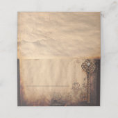 Skeleton Sleutel Antiek Gotische Bruiloft (Buitenkant ongevouwen)