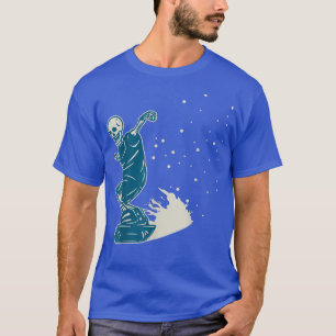 Skeleton Sneeuwboarden Sneeuwboardsport T-shirt